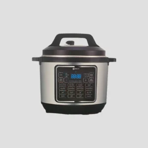 Sayona Express Pot 8L Electric Pressure Cooker with 1200W Multi-Cook Function - Black/Silver
