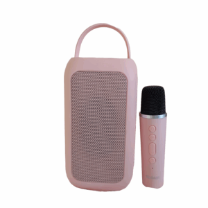 Bobtot EP20 Portable Karaoke Speaker with 1 Wireless Mic - Pink